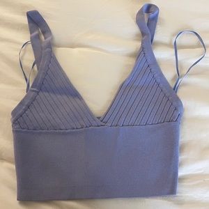 Lavender Zara crop top